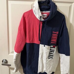 Tommy Hilfiger Pink and Navy Hoodie
